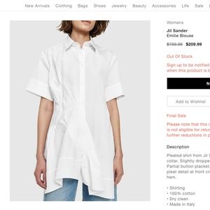 Jil Sander Emilie Blouse
